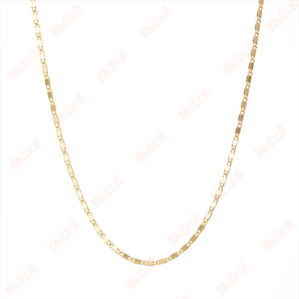 water wave chain gold chain necklace